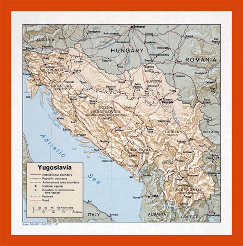 World Maps Library - Complete Resources: Maps Yugoslavia - yugoslavia world map