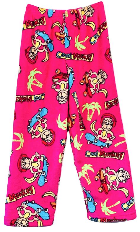 Fuchsia Cool Monkey Pajama Pants - Made with Love and Kisses