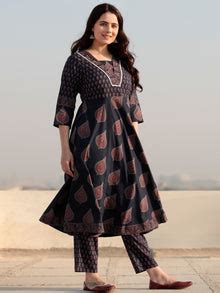 Zohra Miral - Set of Anarkali Kurta Pants & Dupatta - KS159A2514D ...