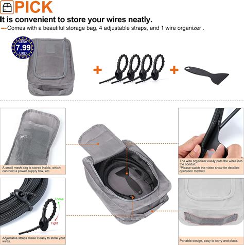 Buy Cable Management Sleeve Cord Protector Compatible with Valve Index ...