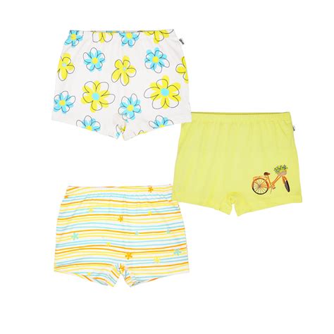 Floral 3-Pack Girl Boxers