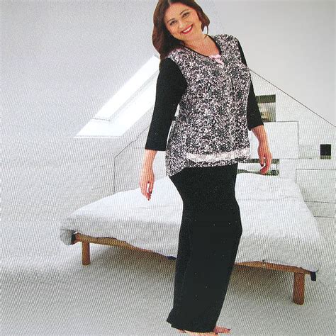 Pidžama set za punije osobe 1150-3930 | Volim svoj dom