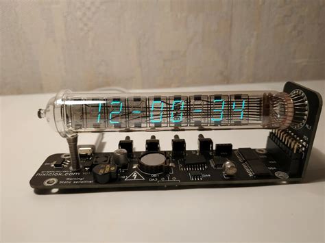 Buy Nixie tube clock assembled vintage tube desk IV-18 Ice tube clock ...