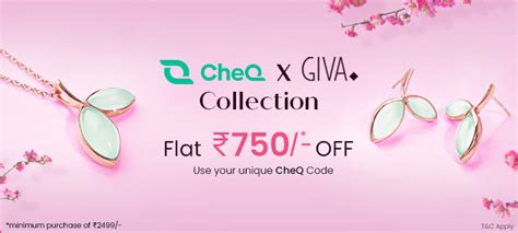 CheQ x GIVA Collection | Silver Jewellery – GIVA