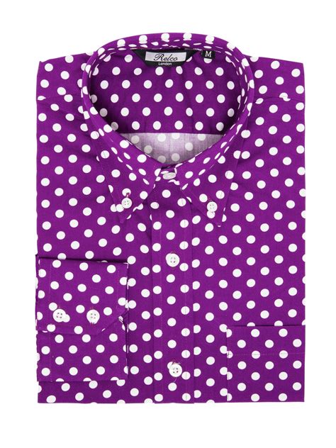 Men's Polka-Dot Shirts | Relco London