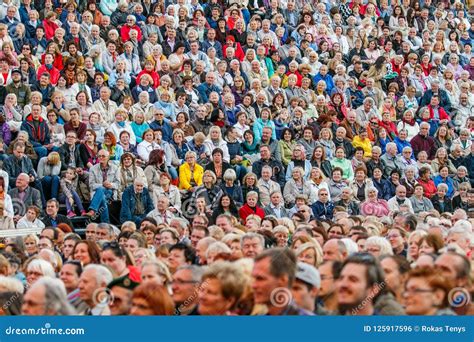 Big crowd of people editorial photo. Image of diversity - 125917596