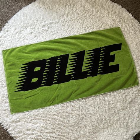 Billie Eilish Racer Logo beach towel. It’s in... - Depop