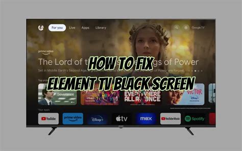 Image result for Element TV Power Problem