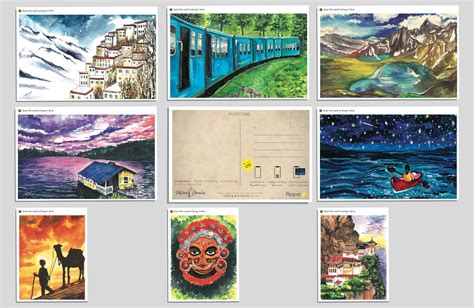 Postcards - Mumbai themed souvenirs in augmented reality (pack of) 8 ...