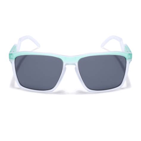 Radar 2.0 | Wayfarer Polarized Sunglasses | Black Lens | Green & Trans