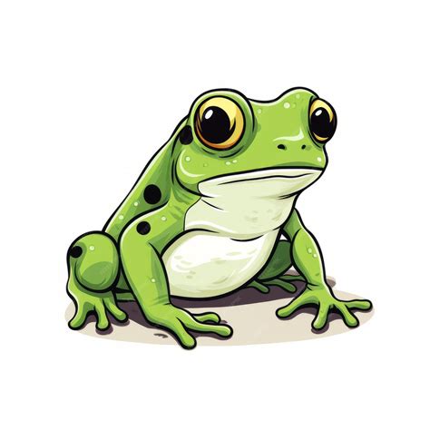 Premium Photo | Hyperrealistic Cartoon Frog Vector Illustration