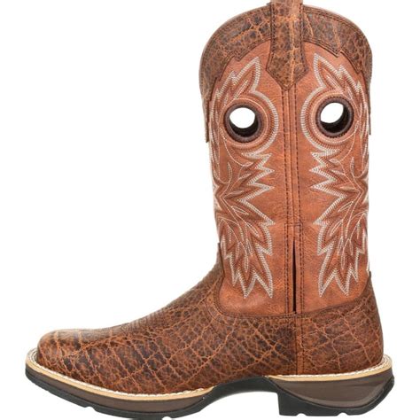 Durango Men's Burnt Umber and Dark Brown Waterproof Boots Size: 10 Wide ...