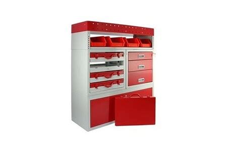 Boîte à outil MonsterShop 3 rayonnages rouge en métal pour rangement ...