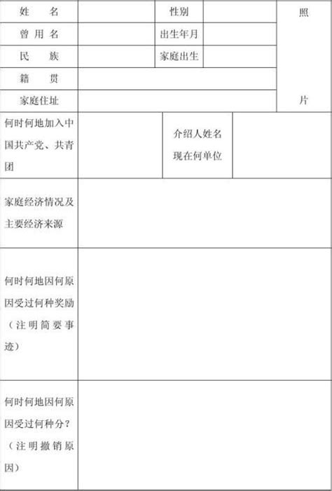 重庆市高中毕业生登记表Word模板下载_编号lkdddbbj_熊猫办公