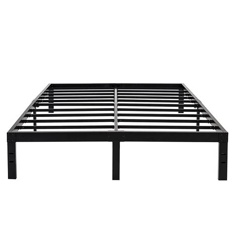 45minst 14 Inch Reinforced Platform Bed Frame 3500lbs Heavy Duty ...