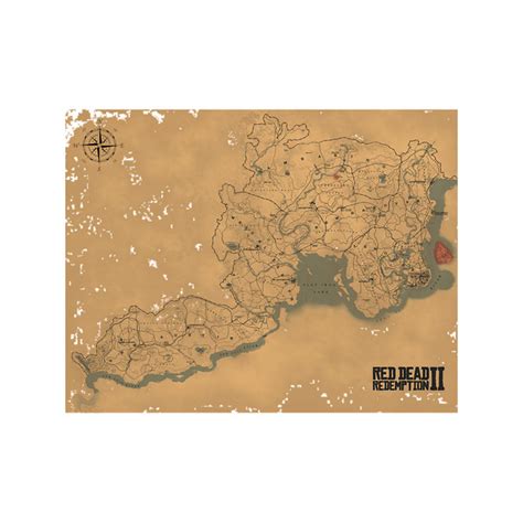 Image result for RDR2 Town Map