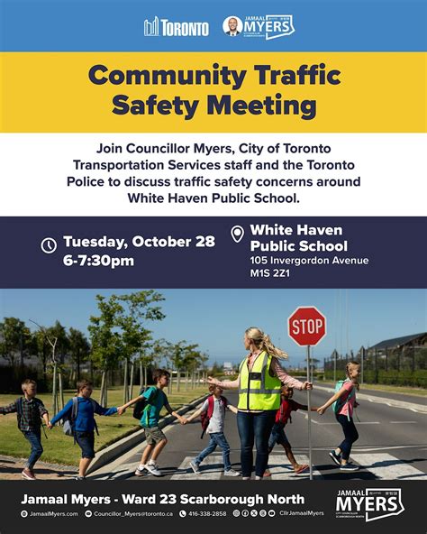 White Haven Community Traffic Safety Meeting, White Haven Public School ...