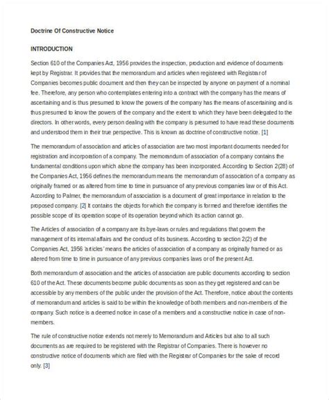 Constructive Notice in General 的图像结果