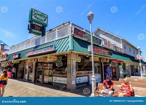 Ocean City Boardwalk editorial image. Image of coast - 198585270