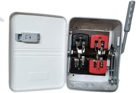 DeHMY 32-Amps 240 Volts Double Pole Change over Switches (Grey ...