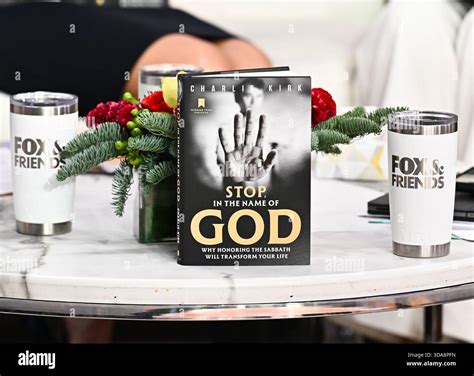 Charlie Kirk's posthumous book set on the table during a "Fox & Friends ...