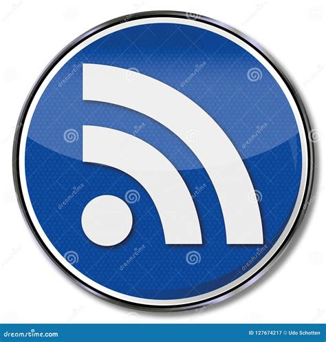 RSS, really Simple Syndication Feed Stock Vector - Illustration of ...