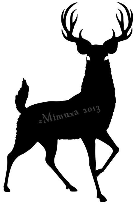 Deer Silhouette by Mimuxa on DeviantArt