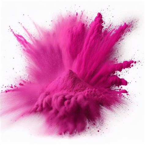 A pink splash of pink paint is shown with pink spray paint | Premium AI ...