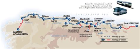 El Transcantábrico Gran Lujo : San Sebastian - Santiago De Compostela ...