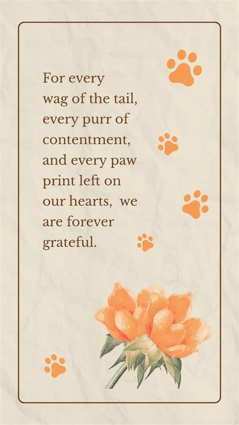 Free Pet Sympathy Message Template to Edit Online