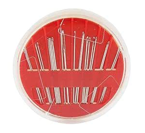 Tekzie Assorted Hand Needles in Compact with Threader, 25-Count ...