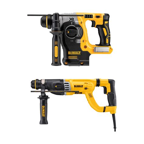 Shop DEWALT 8.5-Amp SDS-Plus Corded Rotary Hammer Drill & XR 20-Volt ...
