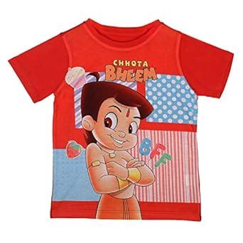 Buy Chhota Bheem by Wear Your Mind Boy's Animal Print Regular fit T ...
