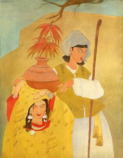 Heer Ranjha - Abdur Rahman Chugtai - Art Prints by Abdur Rahman ...