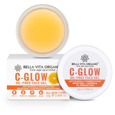 Bella Vita Organic C-Glow Oil Free Face Gel - 13gm/Unisex – TryMeFirst