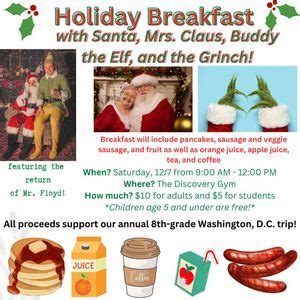 Fundraiser Pancake Breakfast with The Clauses, Buddy & The Grinch ...