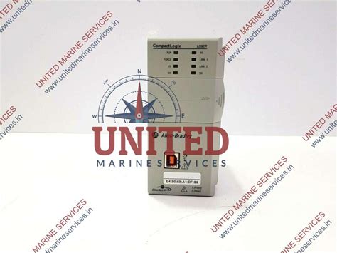 ALLEN BRADLEY COMPACTLOGIX 2 MB ENET CONTROLLER 1769-L33ER 9012 SER A ...