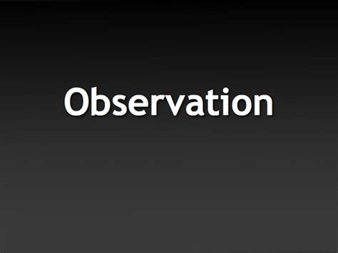 Observation Test 的图像结果
