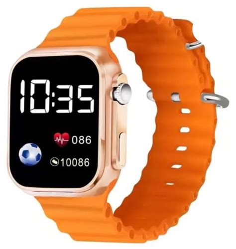 Buy MVS Digital Square Dial Dummy Icons Ultra Design Watch | Date ...