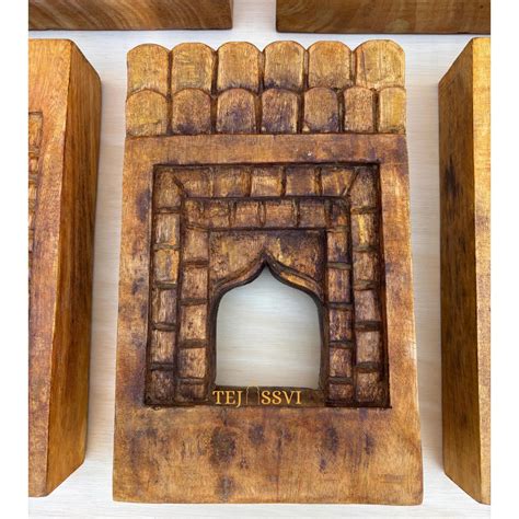 Handmade Rajasthani Jharokha Wall Art Carved Wood Picture Frame / Hand ...
