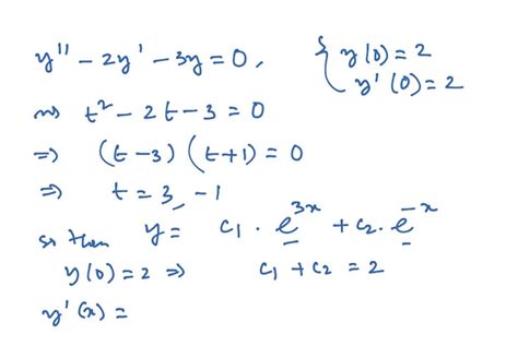 Image result for 2nd Order Initial Value Problem