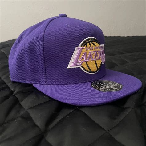 Los angeles lakers hat Never worn with tags... - Depop