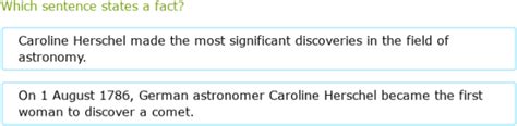 IXL - Distinguish facts from opinions (Class VI English practice)