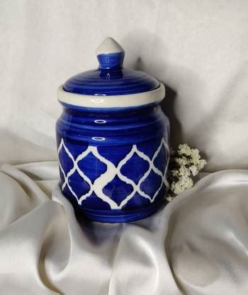 the saucer company Ceramic Pickle Jar - 700 ml Price in India - Buy the ...