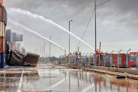 Fire has been extinguished at Iranian port rocked by explosion as death ...