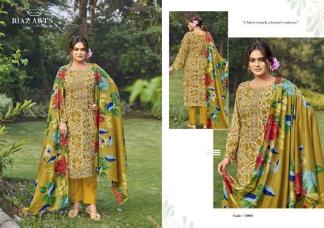 Riaz Arts Artisan Story Lawn Digital Printed Dress Material Collection