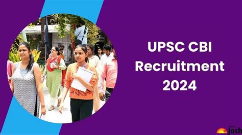 UPSC CBI Recruitment 2024: सीबीआई के लिए निकलीं भर्ती, यहाँ देखें ...