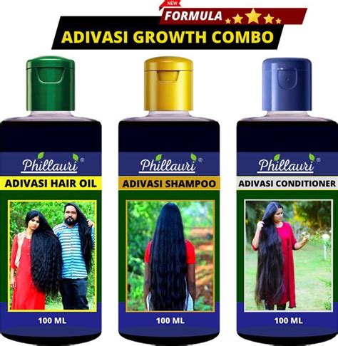 Phillauri Adivasi Ayurvedic Jadibuti ( Hair Oil + Shampoo + Conditioner ...