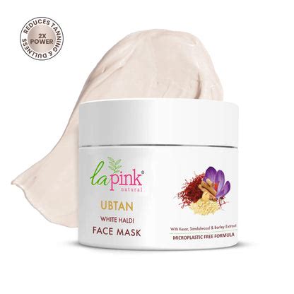 Ubtan White Haldi Face Mask by La Pink | Tan Removal & Skin Brightening ...