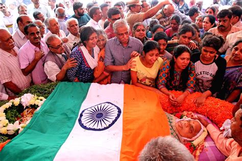 Funeral procession - B. N. Vijay Kumar